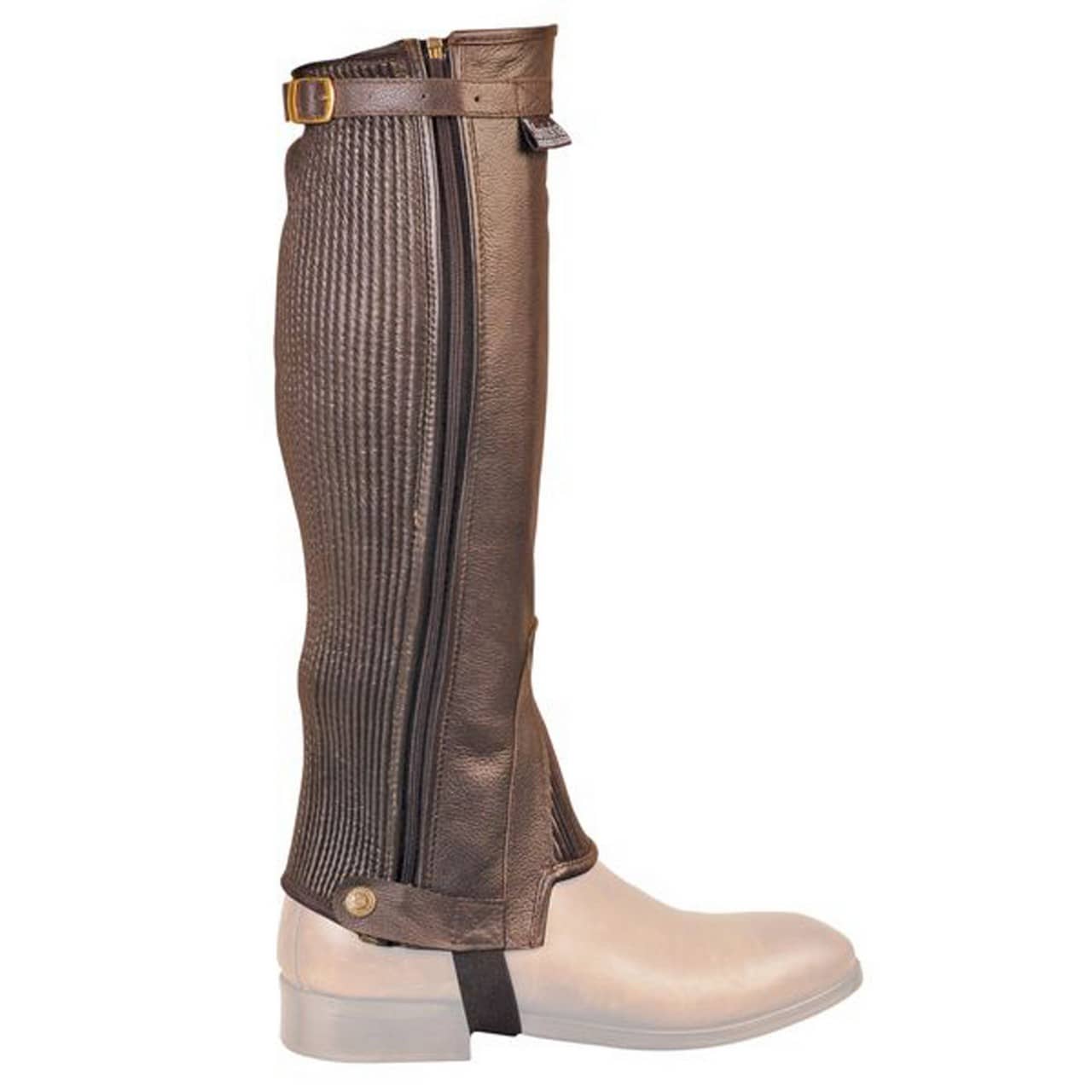 Gambali in pelle morbida con soffietto
