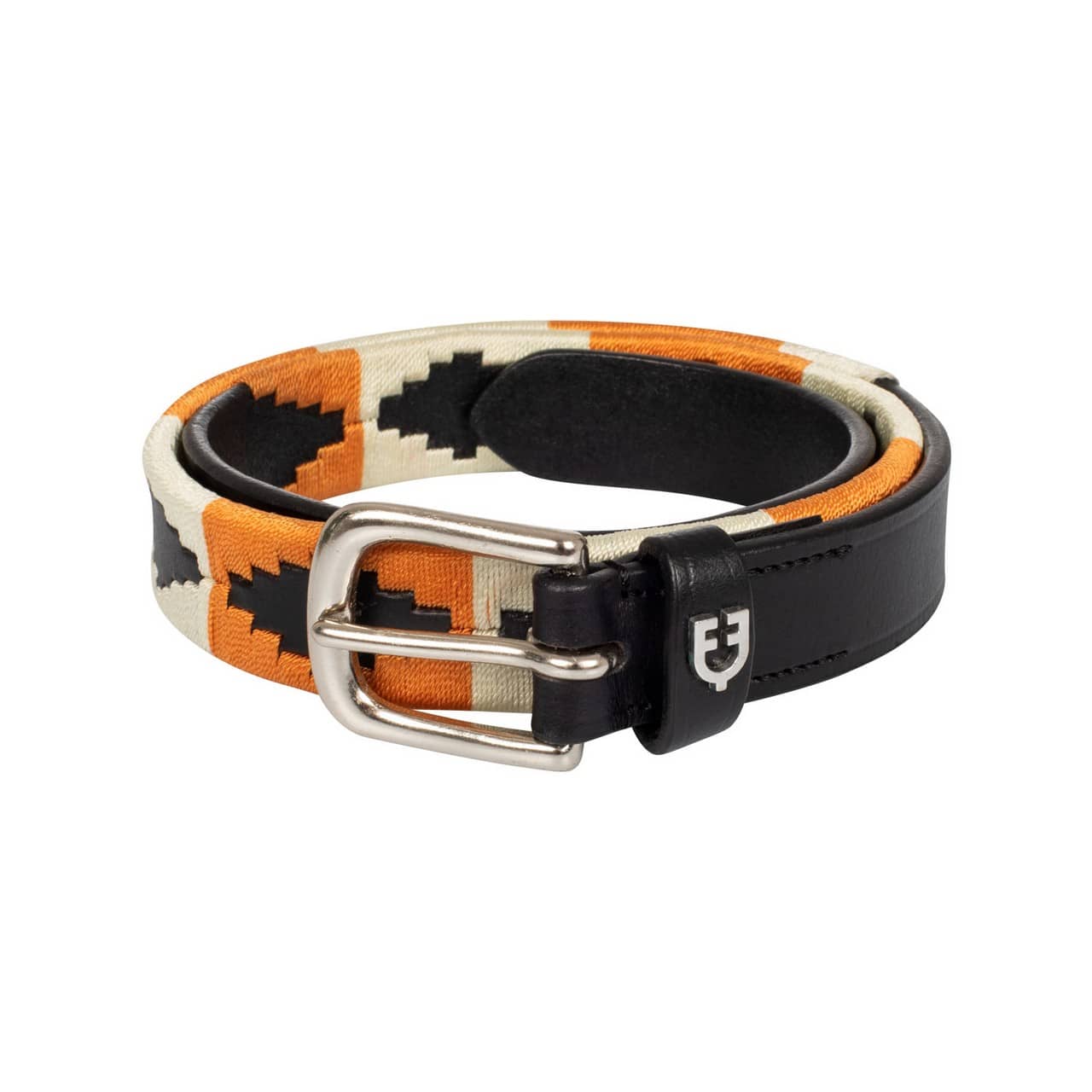Cintura in cuoio con decorazioni navajo