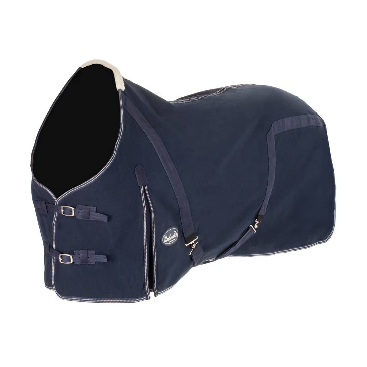 Coperta in cotone foderata lana modello Malmo
