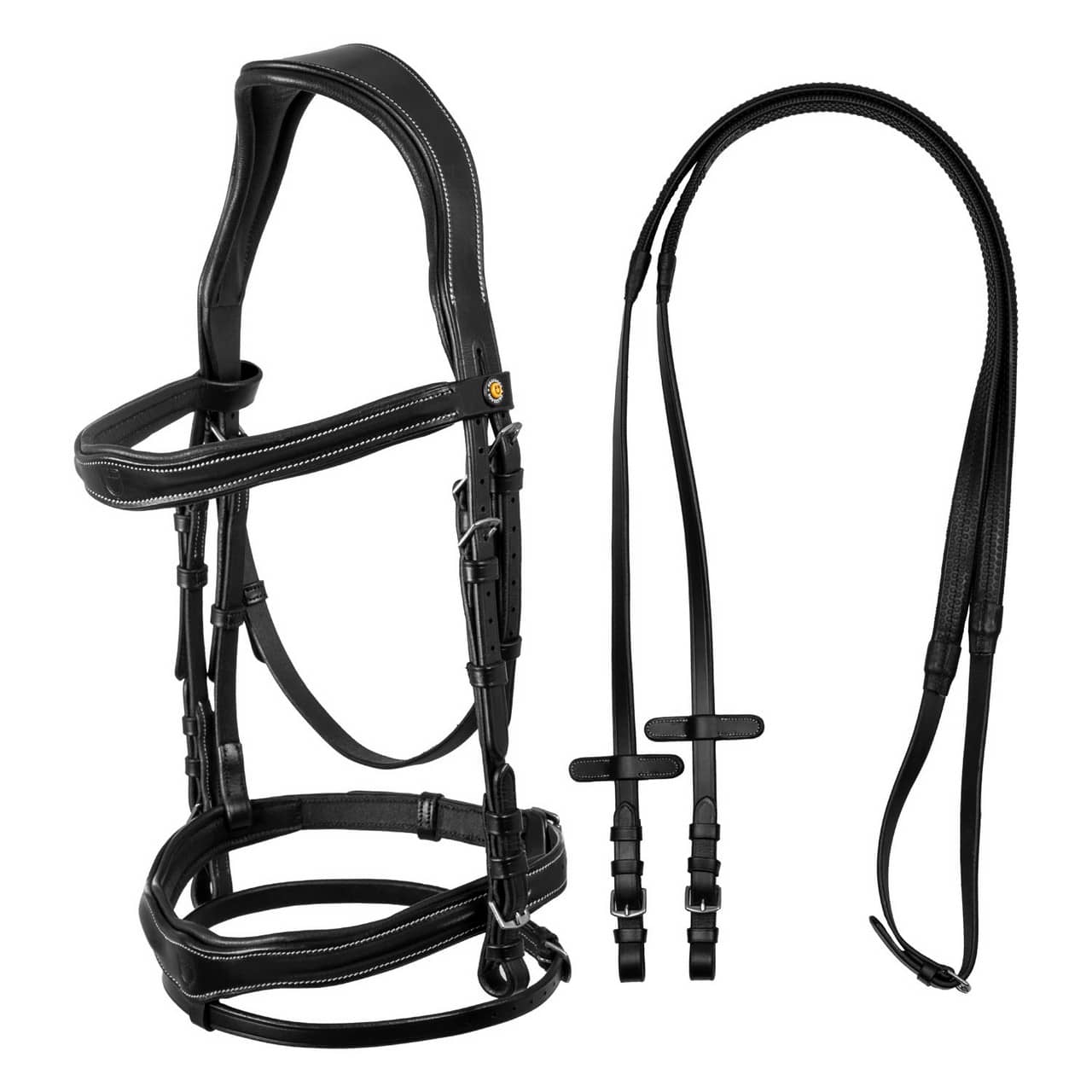 Testiera Equestro anatomica con logo