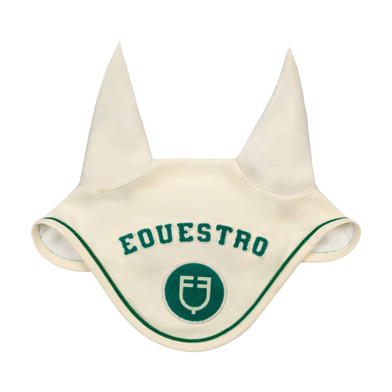 Cuffietta in tessuto tecnico con logo su patch in spugna