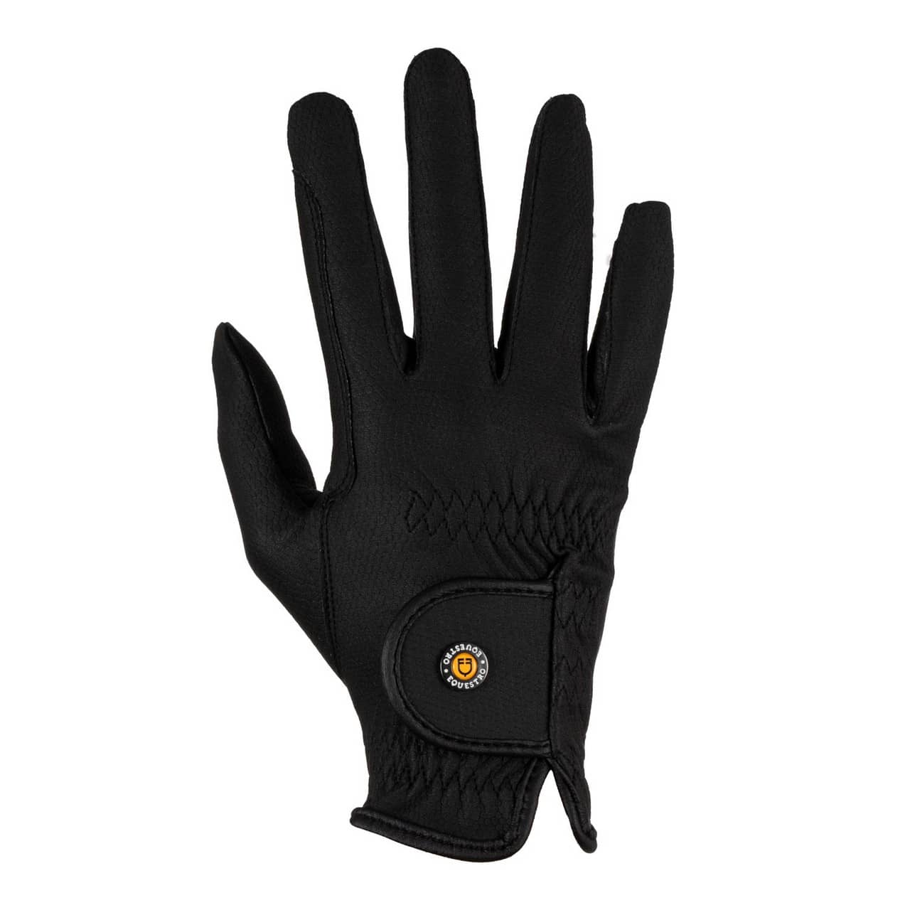 Guanti unisex in pelle sintetica con chiusura a strappo