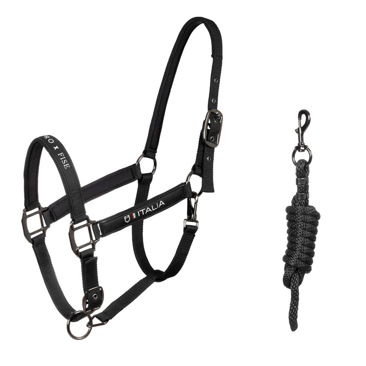 Cavezza imbottita doppia regolazione Equestro X FISE