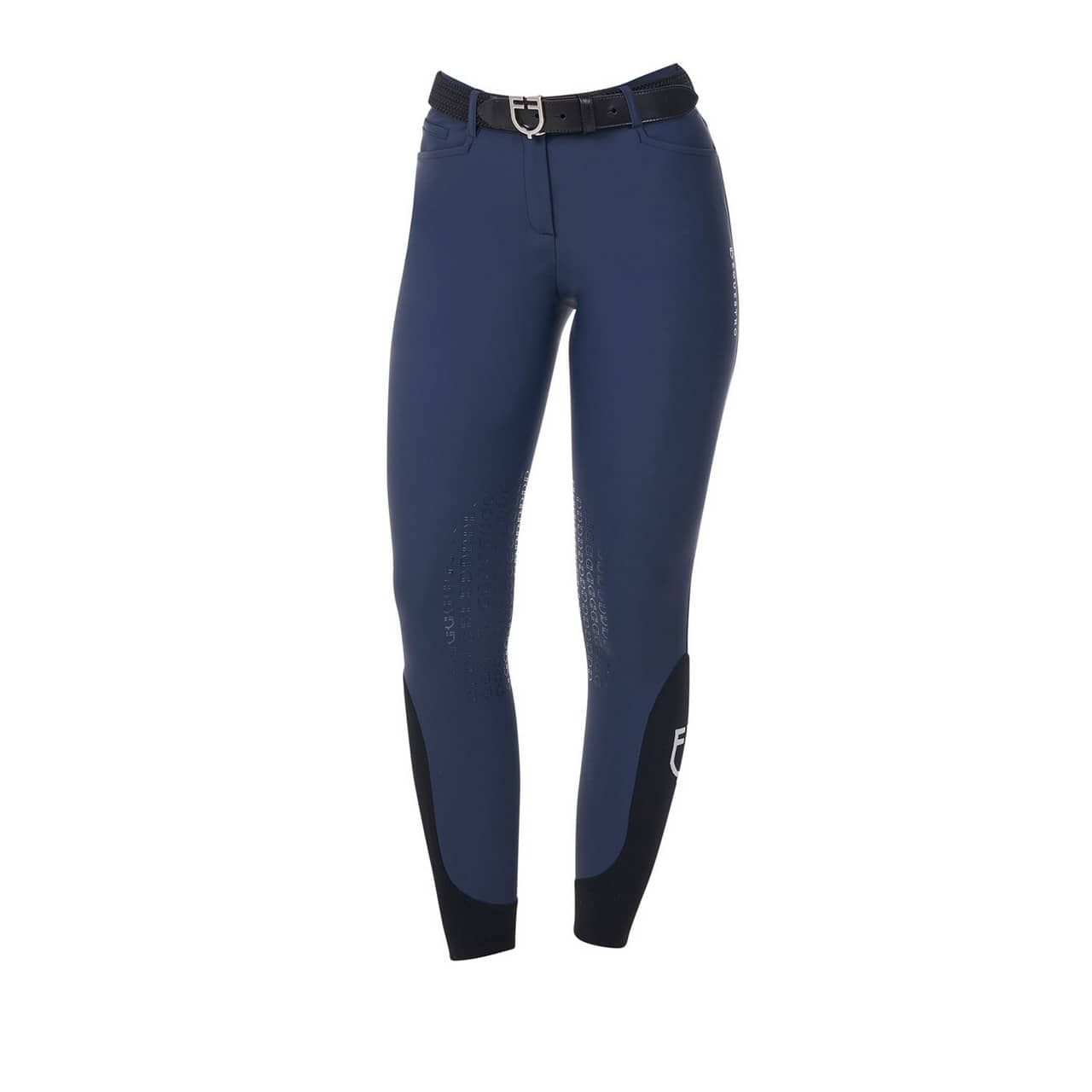 Pantaloni donna grip ginocchio Equestro X FISE