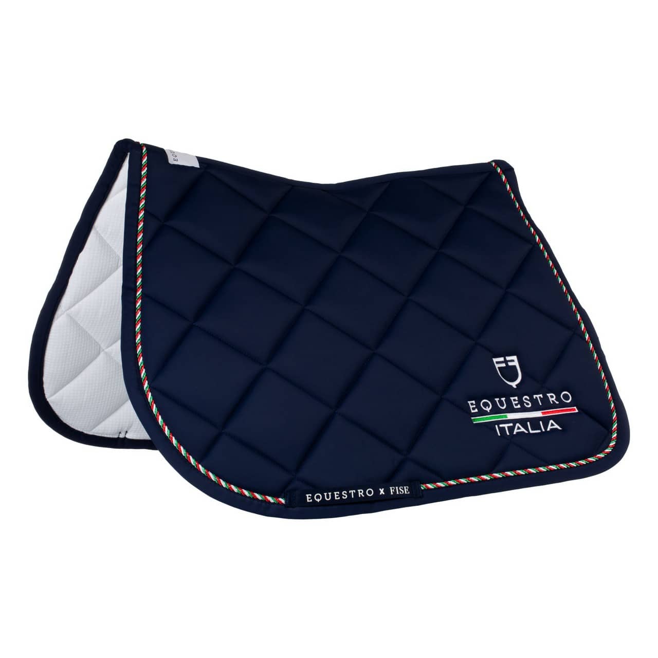 Sottosella salto piping tricolore Equestro X FISE