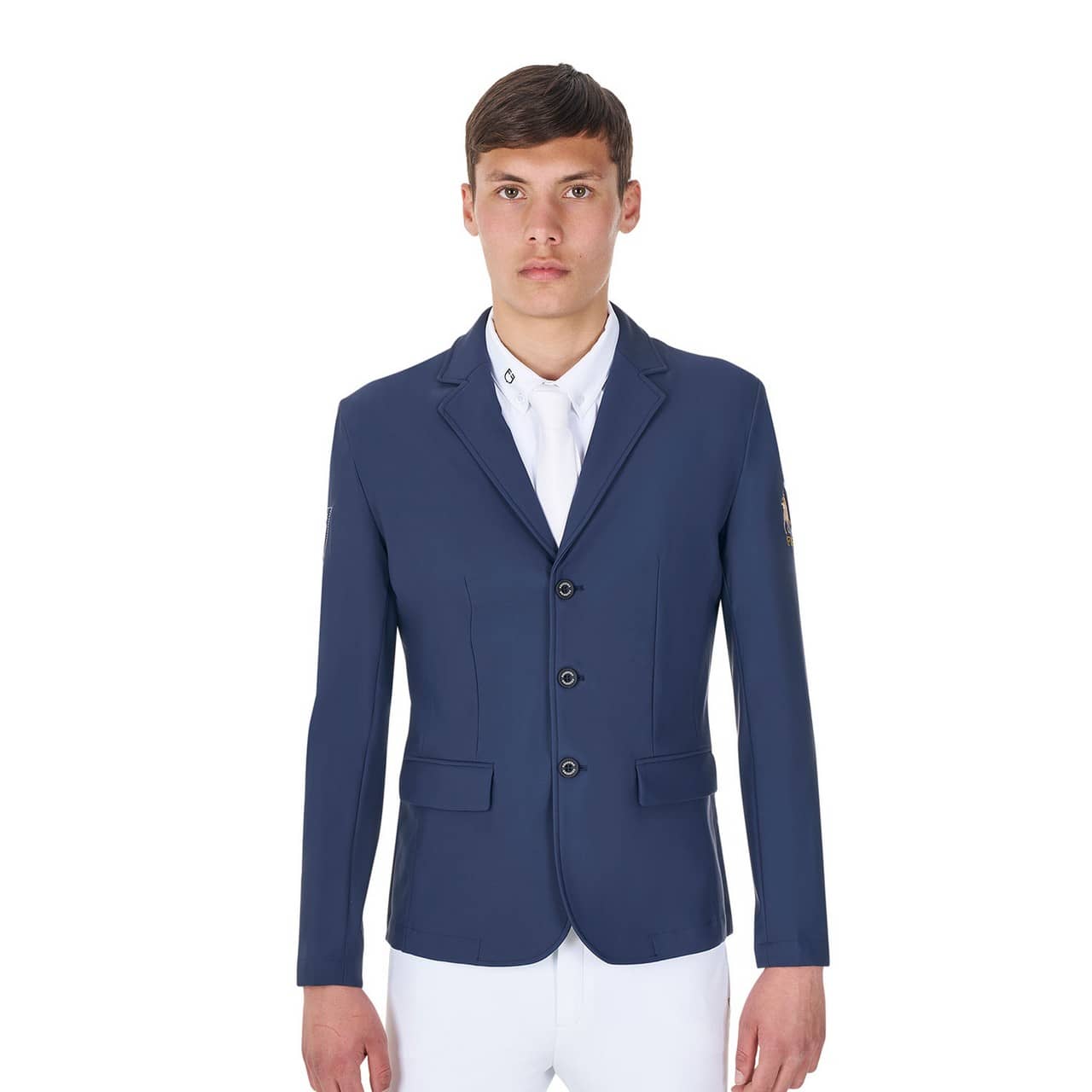 Giacca uomo da concorso tre bottoni Equestro X FISE