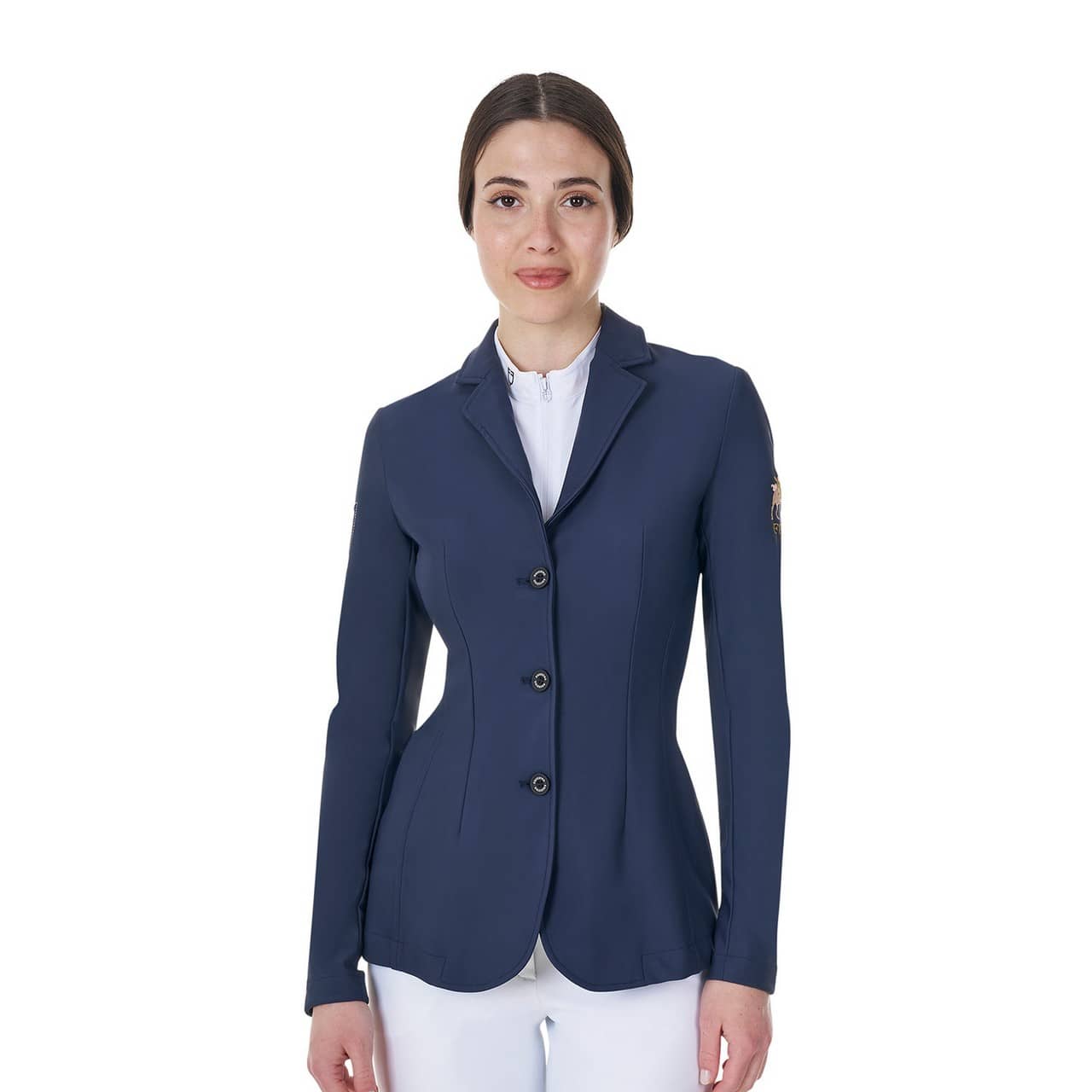 Giacca donna da concorso tre bottoni Equestro X FISE