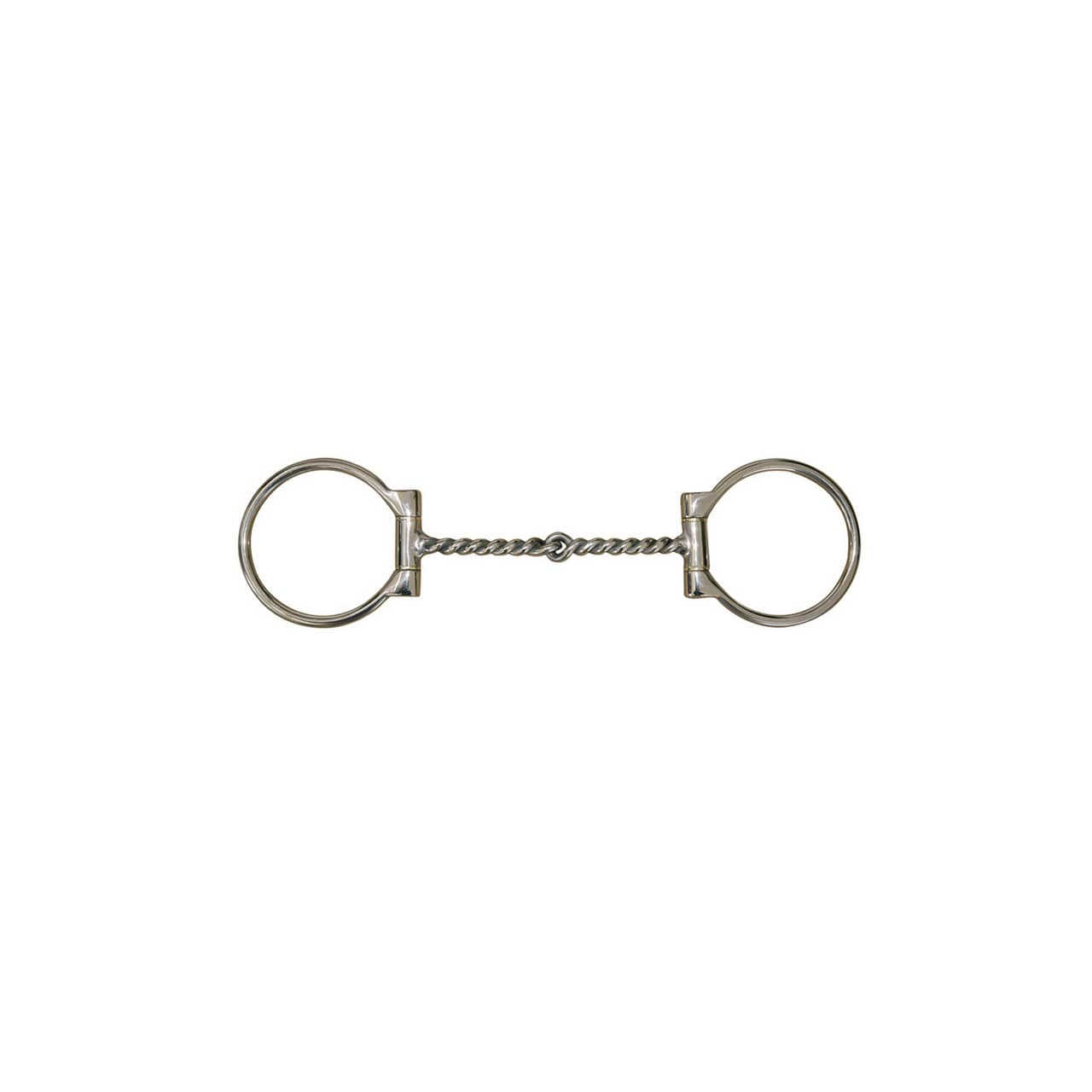 Filetto western a D, torciglione inox