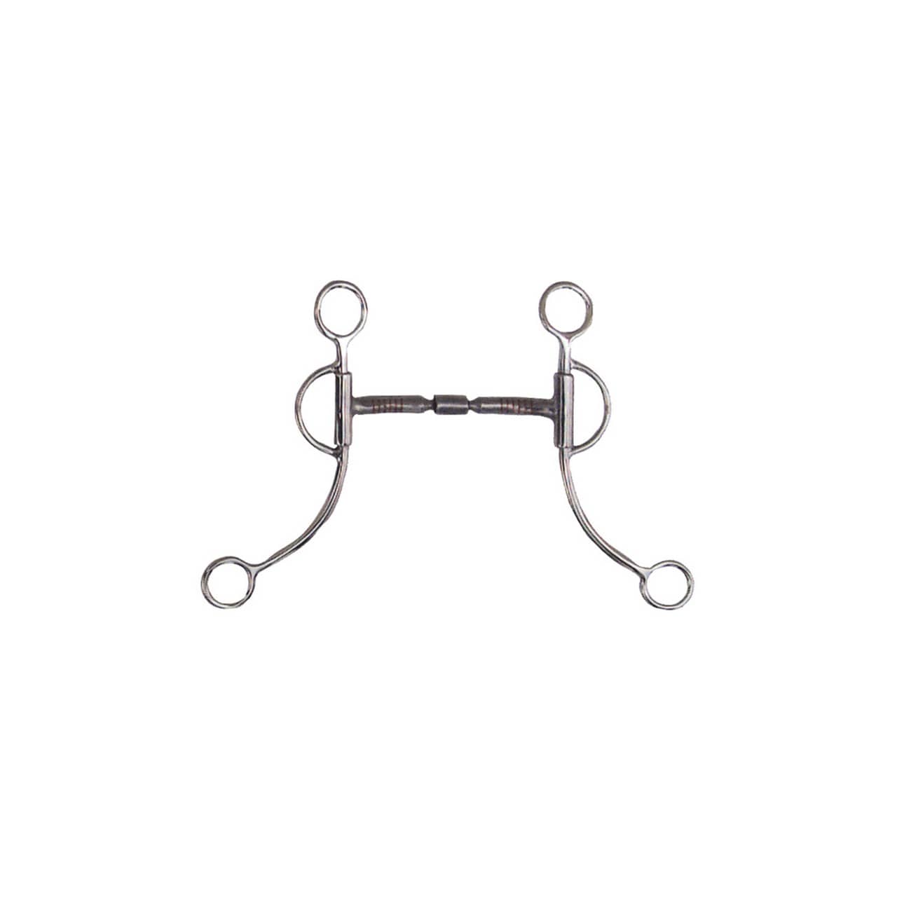 Morso western inox con semi-snodo, aste lunghe