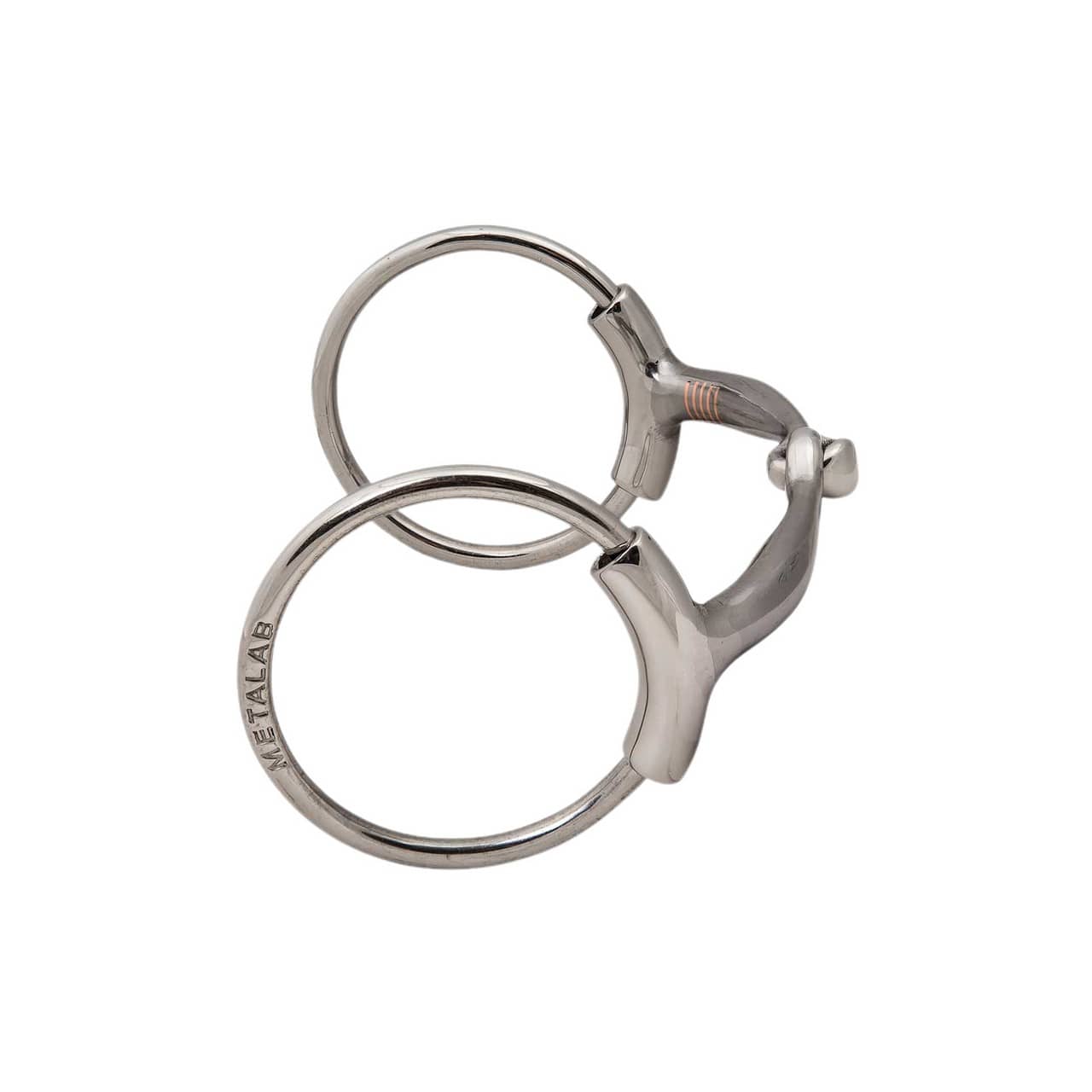 Filetto snodato antisgancio Bernard Fonck curvo, inserti in rame 12mm