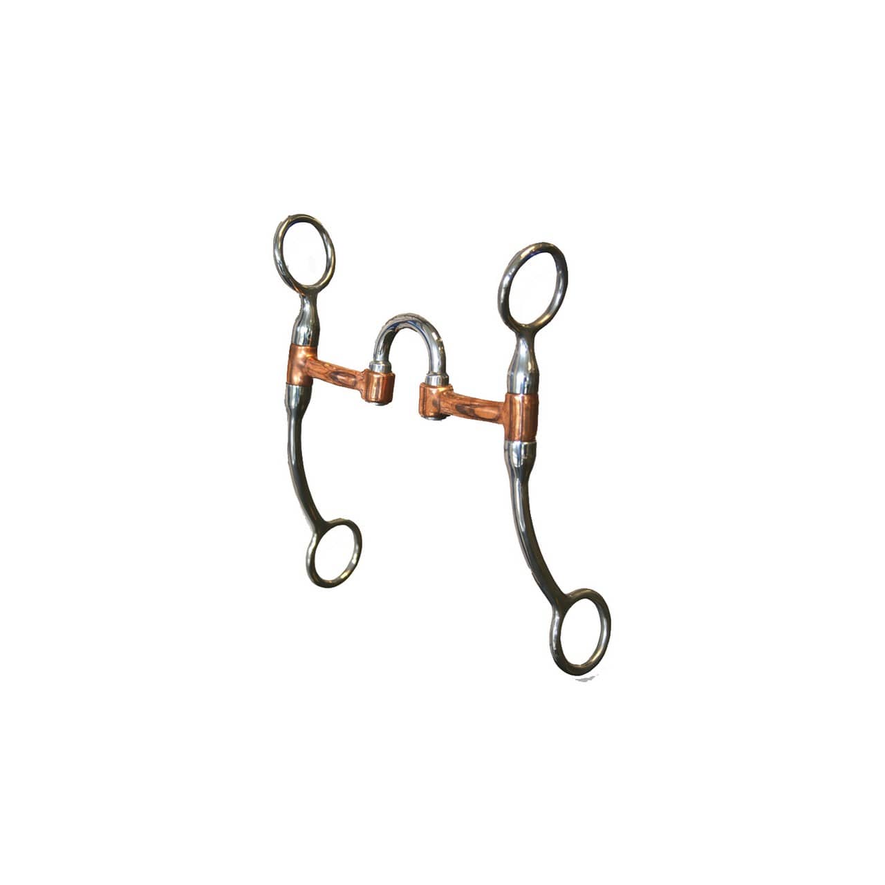 Morso correctional inox, ponte in rame, aste fine, Bob Avila AVB-101