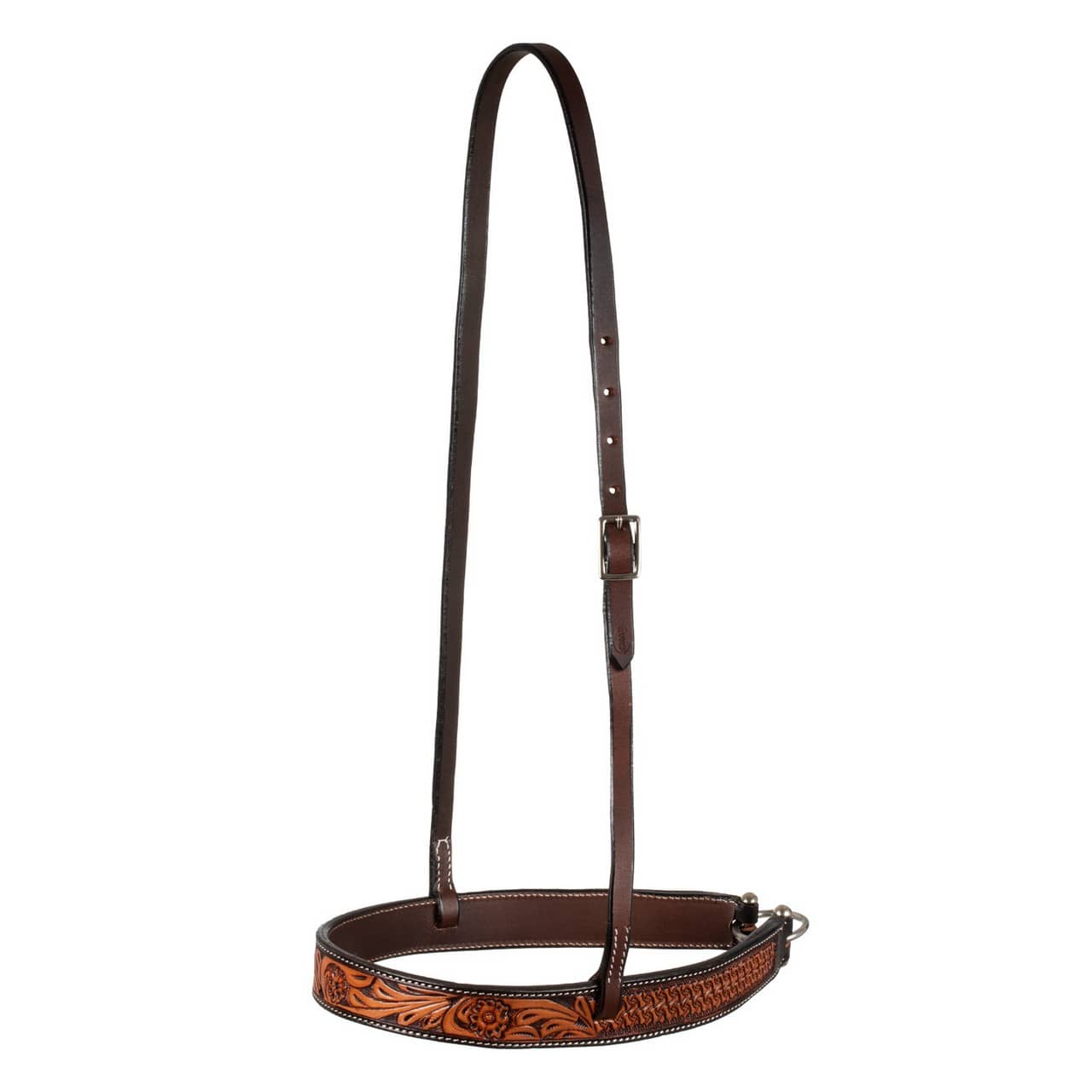 Abbassatesta western con decorazioni floreali
