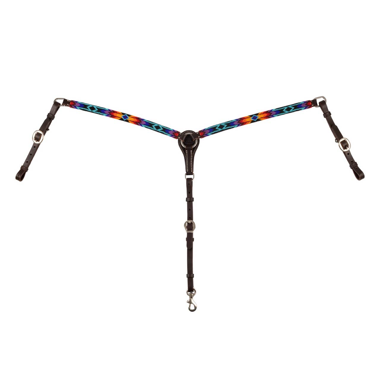Pettorale in olio western con perline Serape