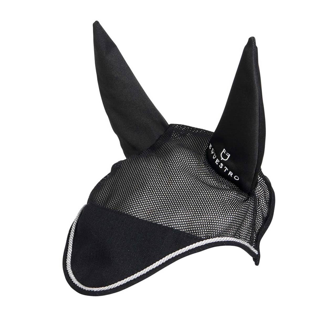 Cuffietta cavallo in cotone e tessuto mesh traforato