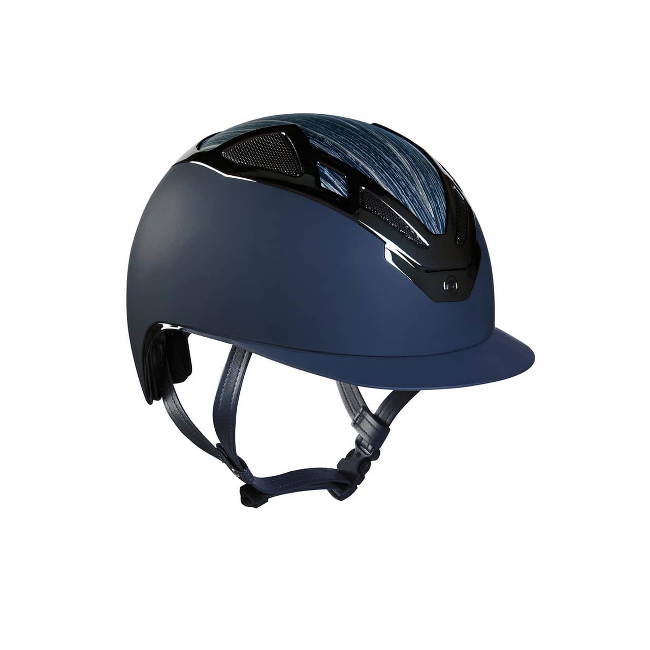 Casco Apex Wood blu navy matt