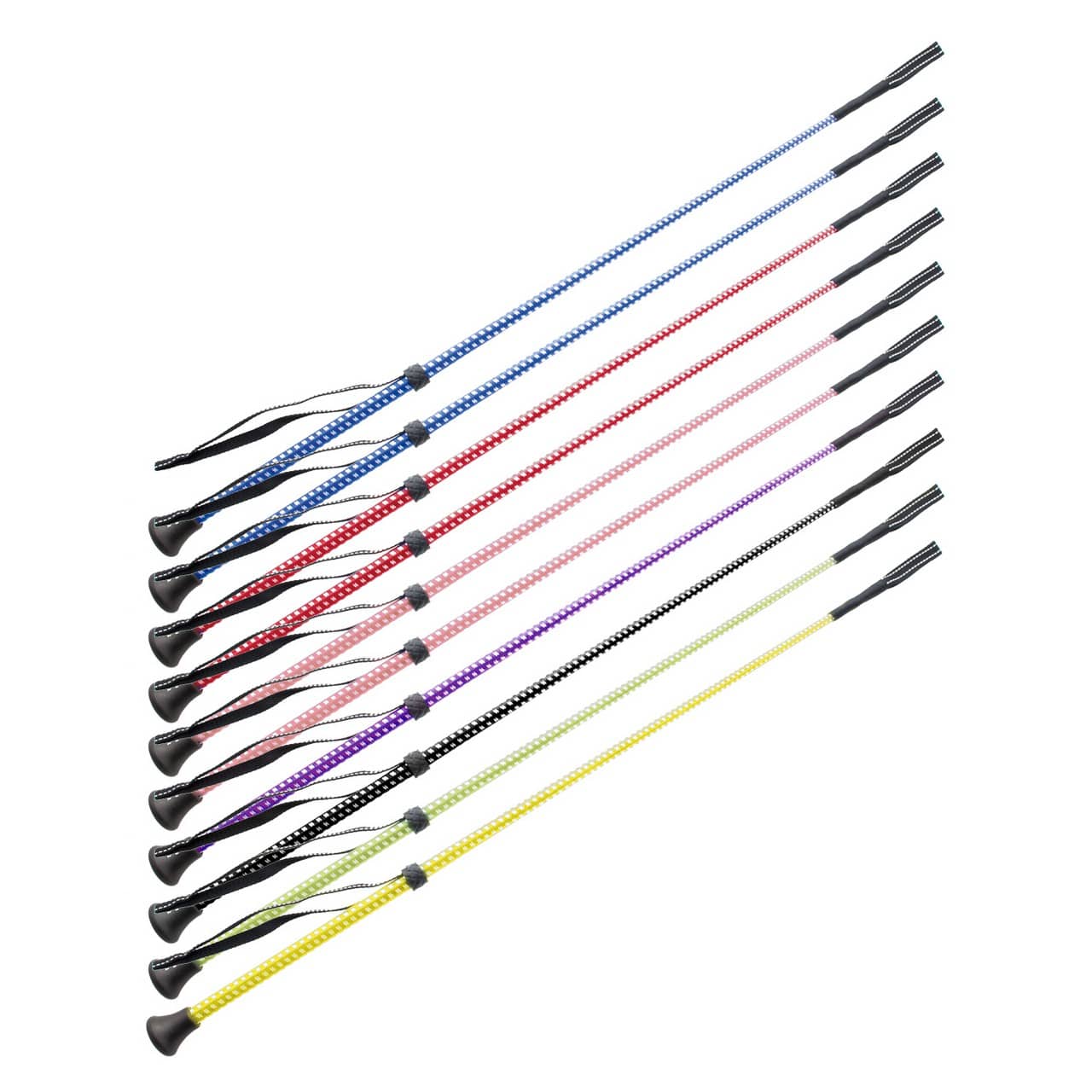 Frustino bicolore in nylon, set 10 pz