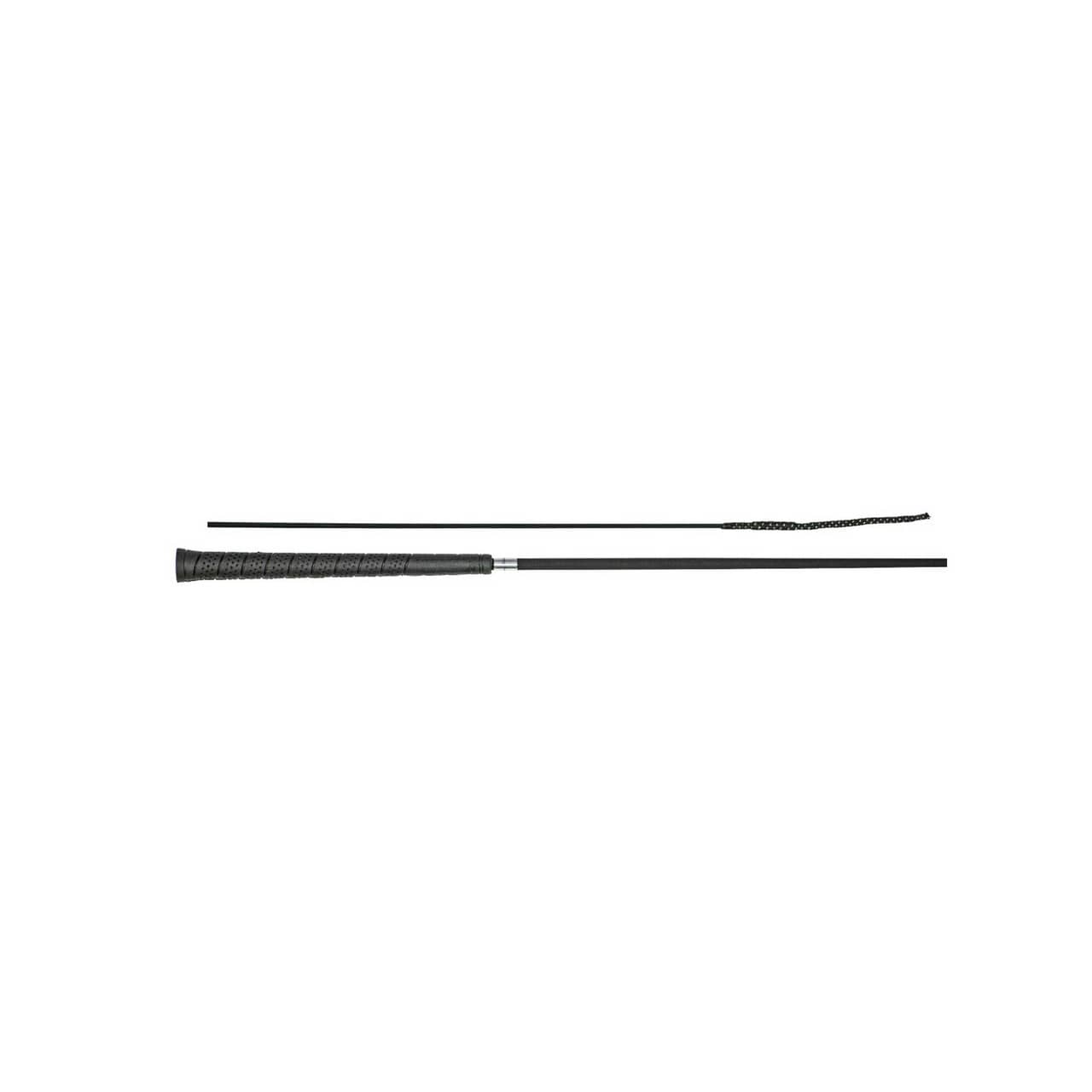 Frustino dressage manico anti-slip golf, fusto nero opaco