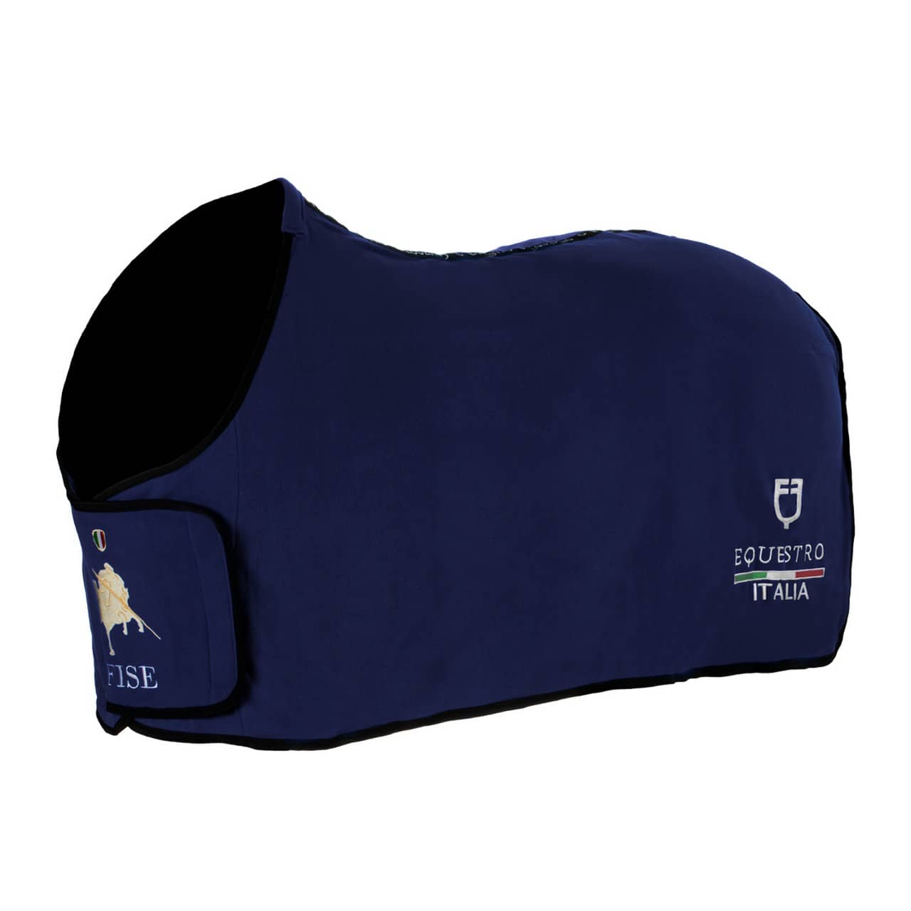 Coperta in pile con chiusura frontale Equestro X FISE