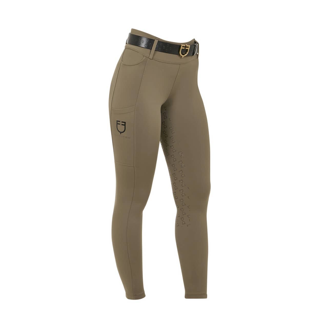 Leggings donna a vita alta con passanti