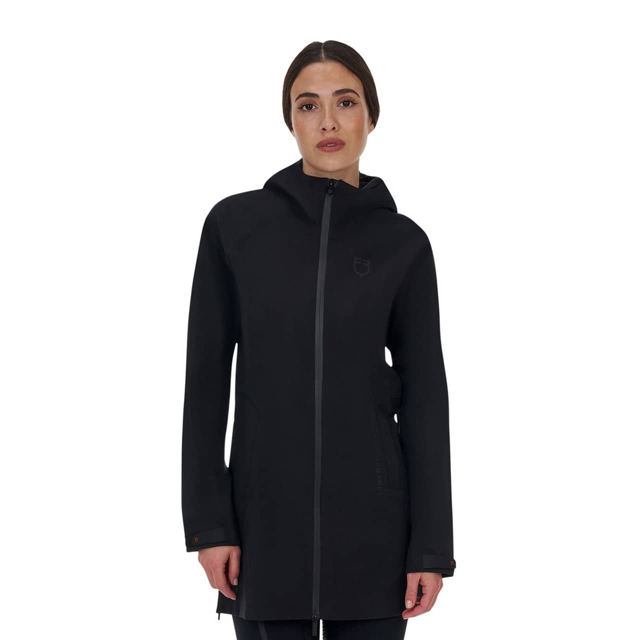 Guscio softshell donna Equestro Ridertechnology impermeabile lungo