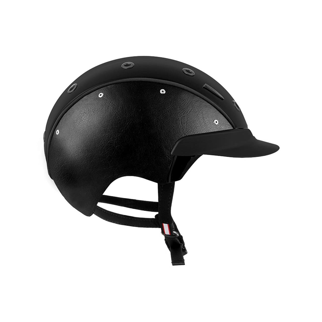 Cap casco Master 6, pelle laterale e scamosciato al centro, vista 1