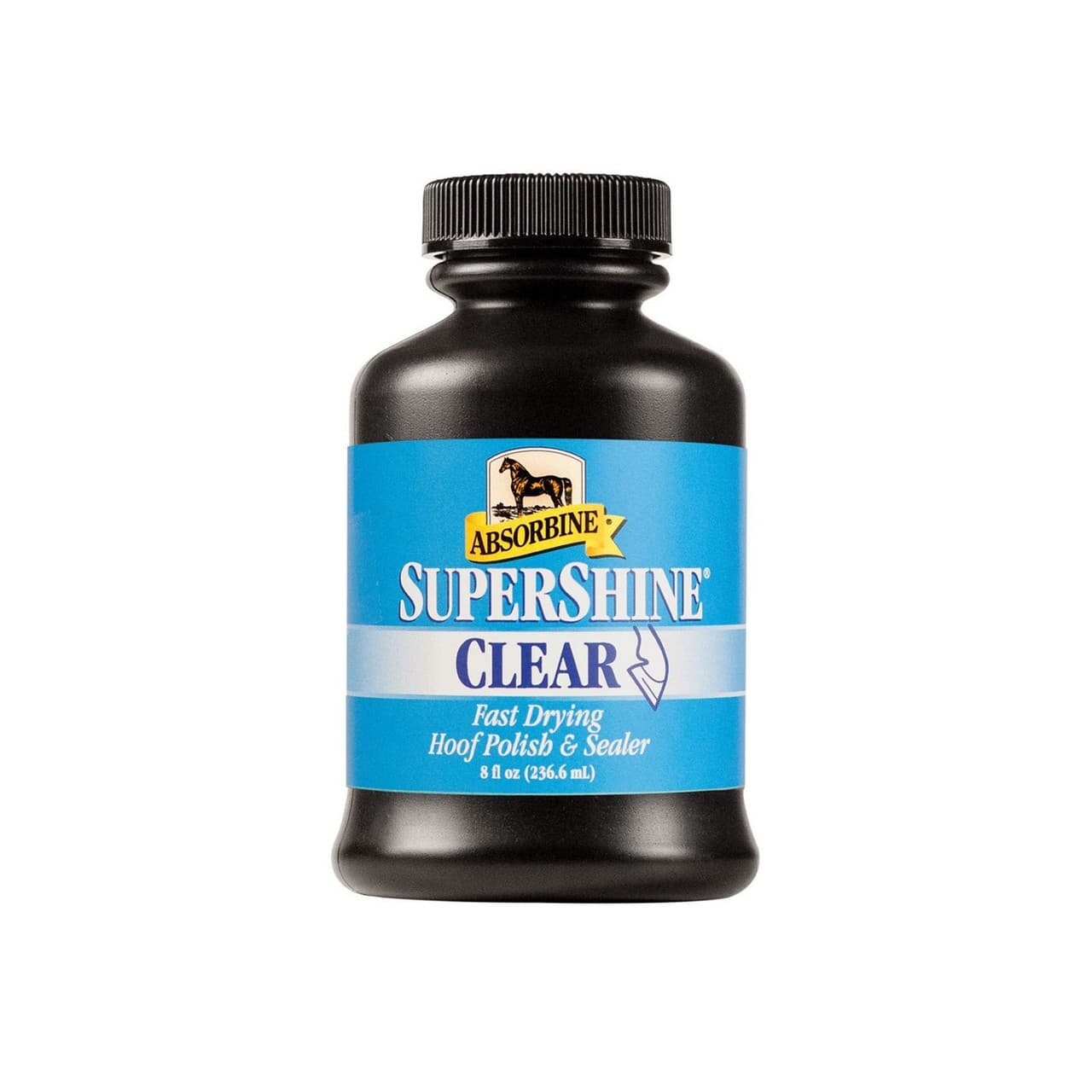 Supershine clear hoof polish Absorbine, vista 1