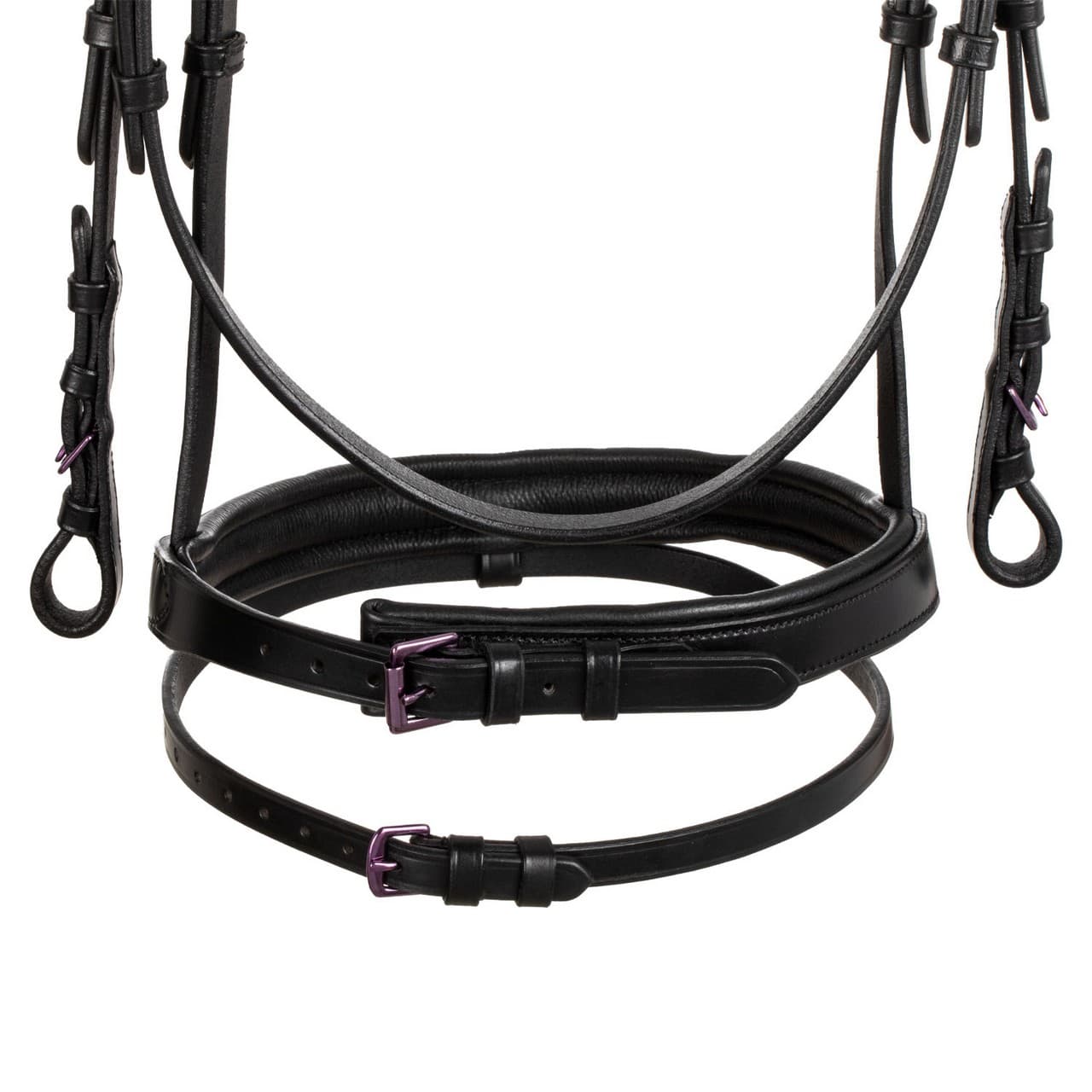 Testiera Equestro anatomica in pelle, vista 7