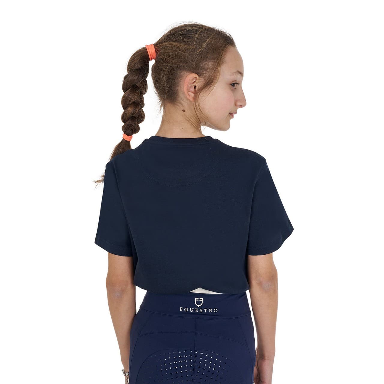 T-shirt bambina EQ in cotone, vista 2