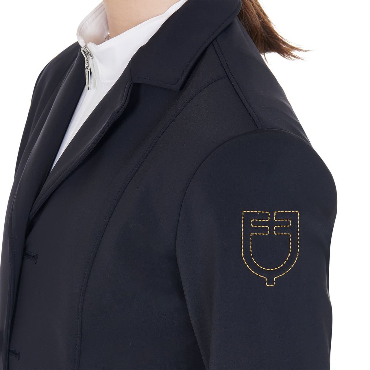 Giacca bambini slim fit quattro bottoni, vista 3