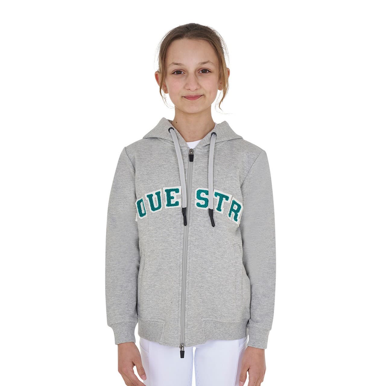Light Grey Melange Ultramarine Green (18
