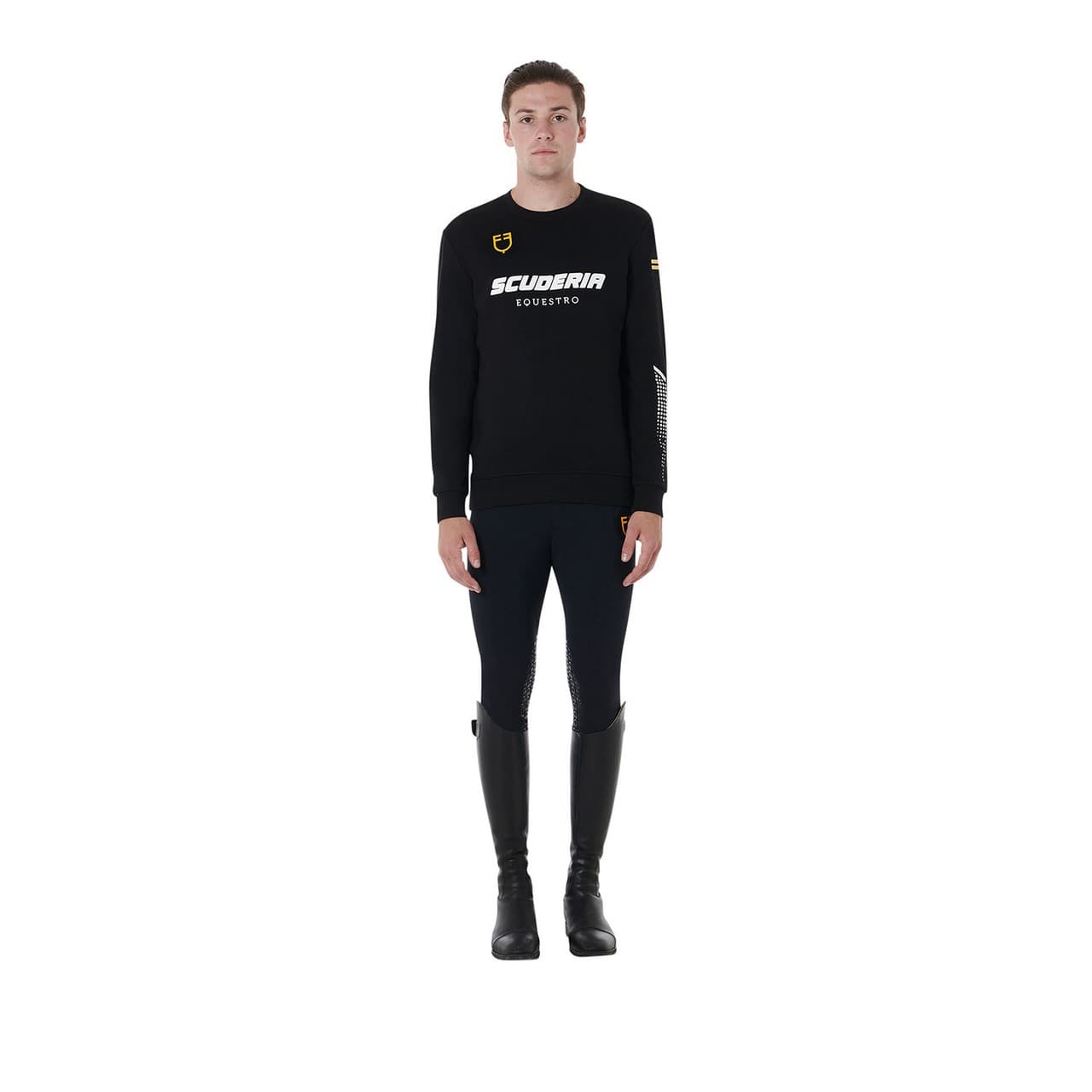 Felpa uomo girocollo Scuderia Equestro, vista 7
