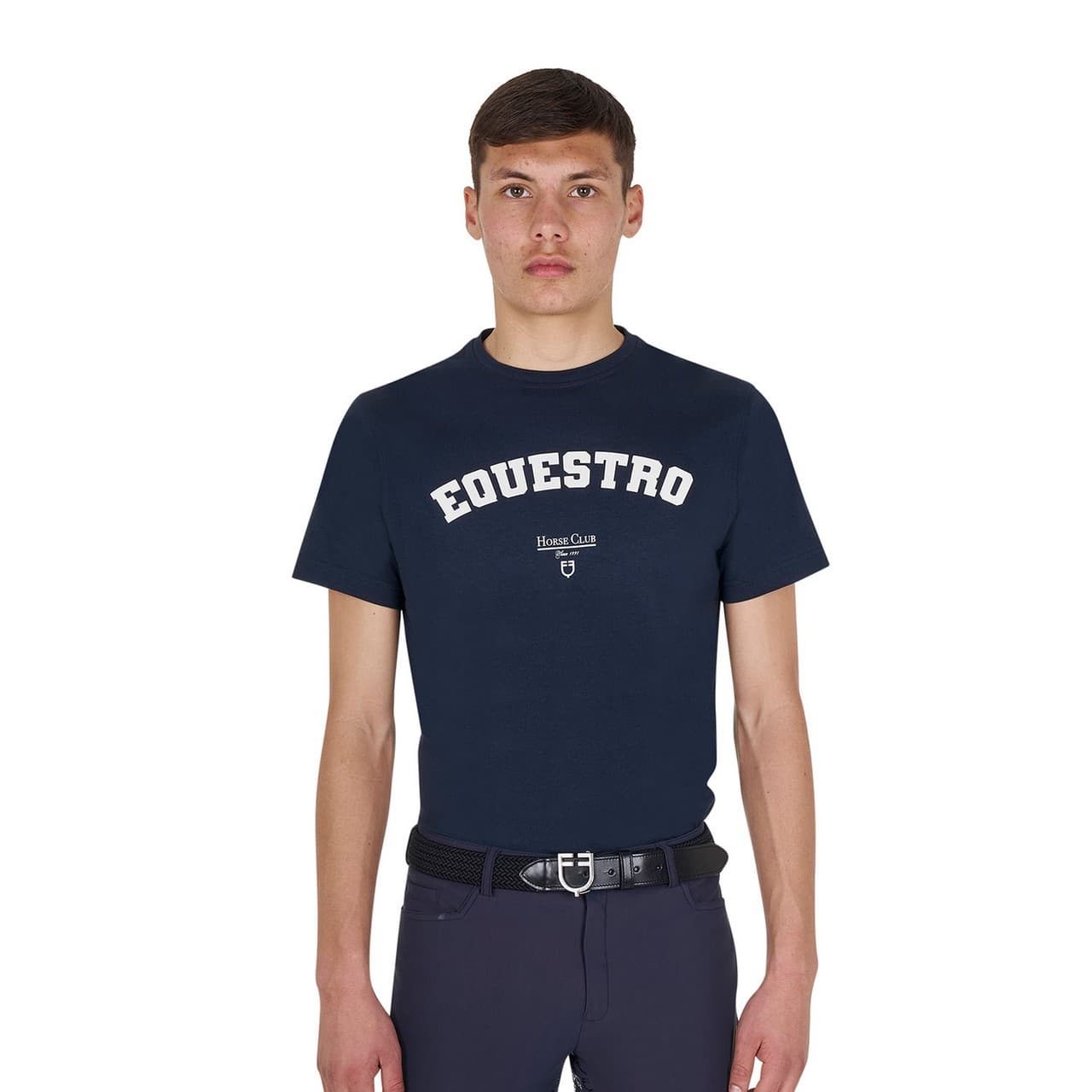 T-shirt da uomo modello Horse Club, vista 1