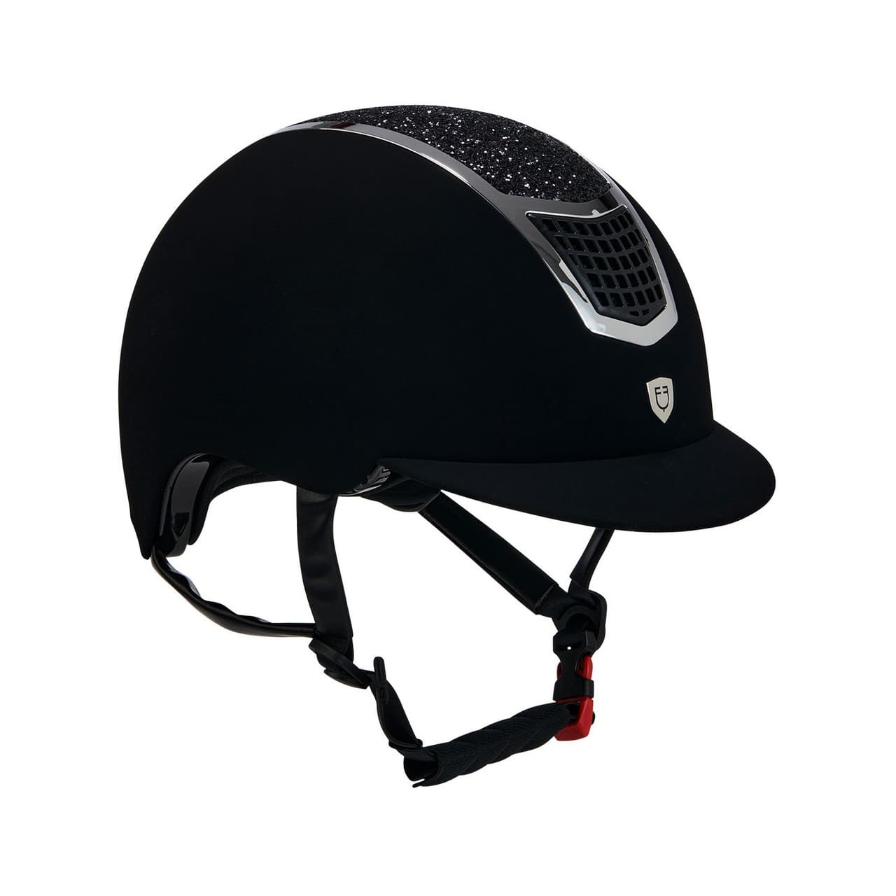 Cap ultra-light in velluto con strass, vista 1