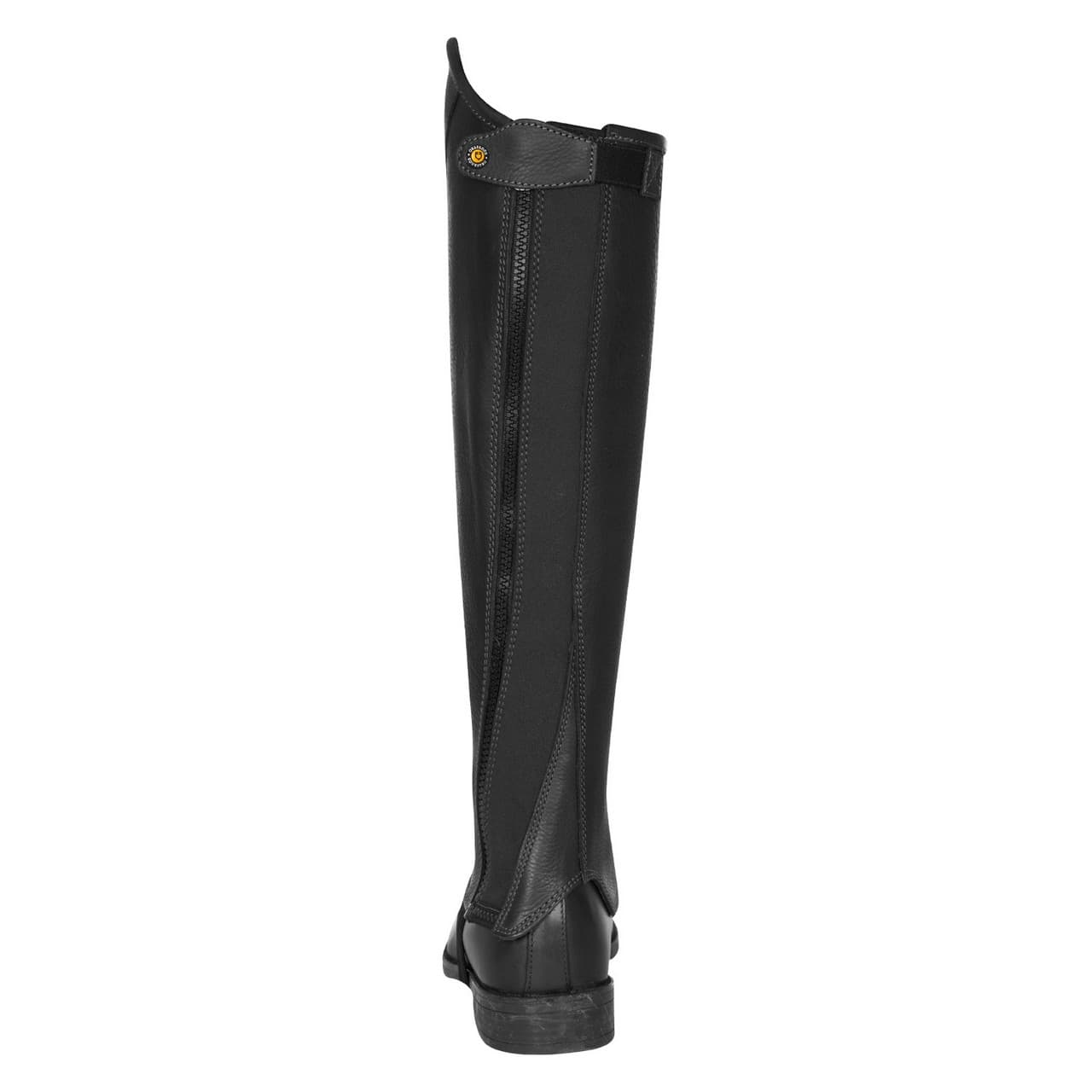 Ghette unisex corte in cuoio con cerniera laterale, vista 4