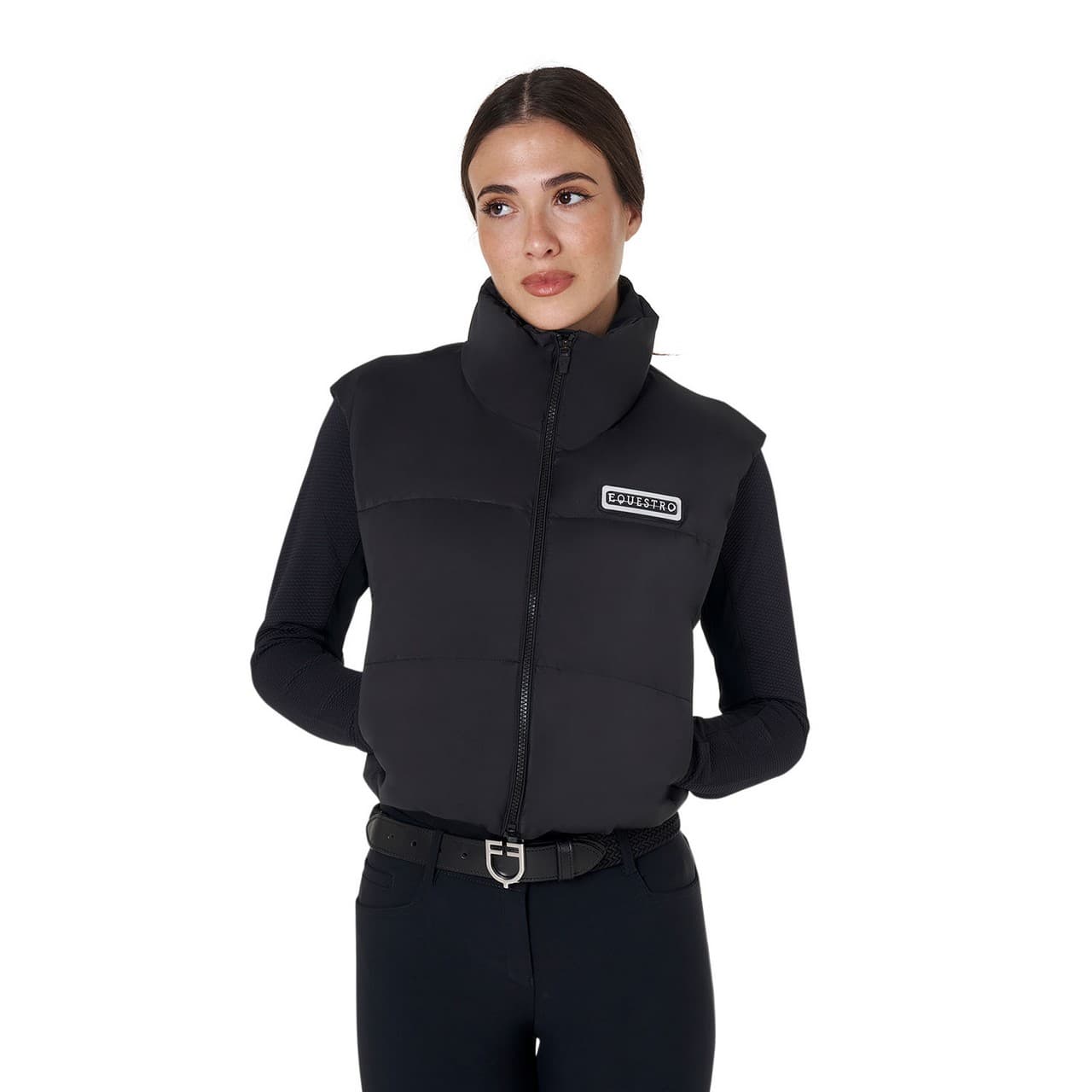 Smanicato donna corto con zip, vista 1
