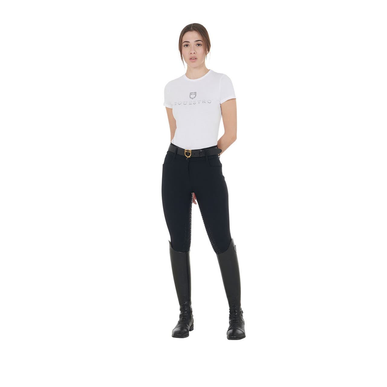 Pantaloni donna full grip a vita alta, vista 8