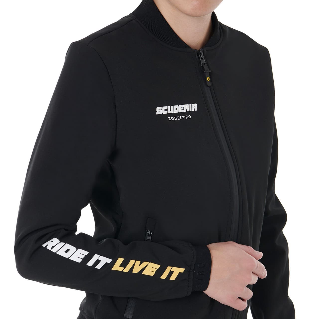 Bomber donna tessuto tecnico Scuderia Equestro, vista 3