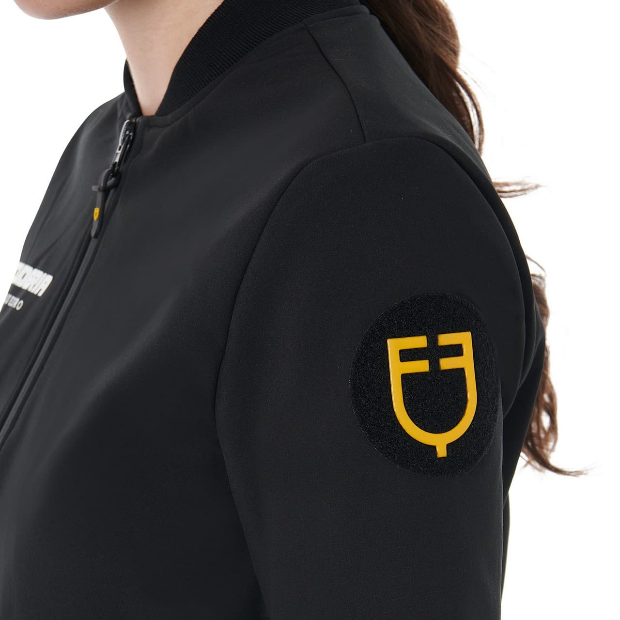 Bomber donna tessuto tecnico Scuderia Equestro, vista 4