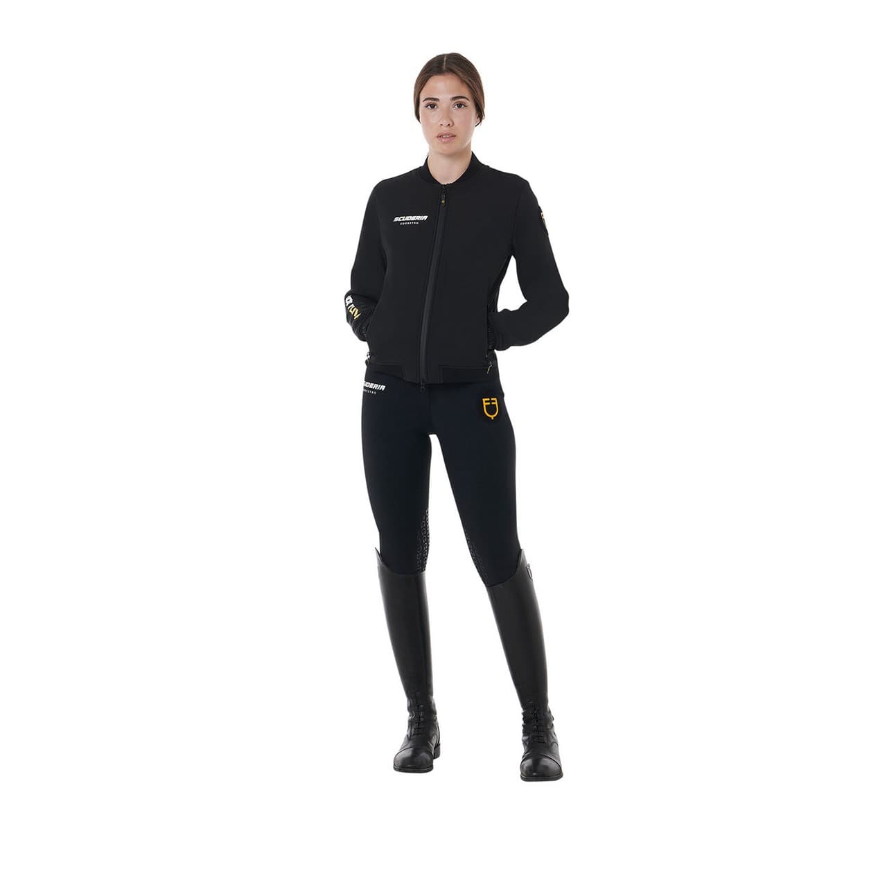 Bomber donna tessuto tecnico Scuderia Equestro, vista 5