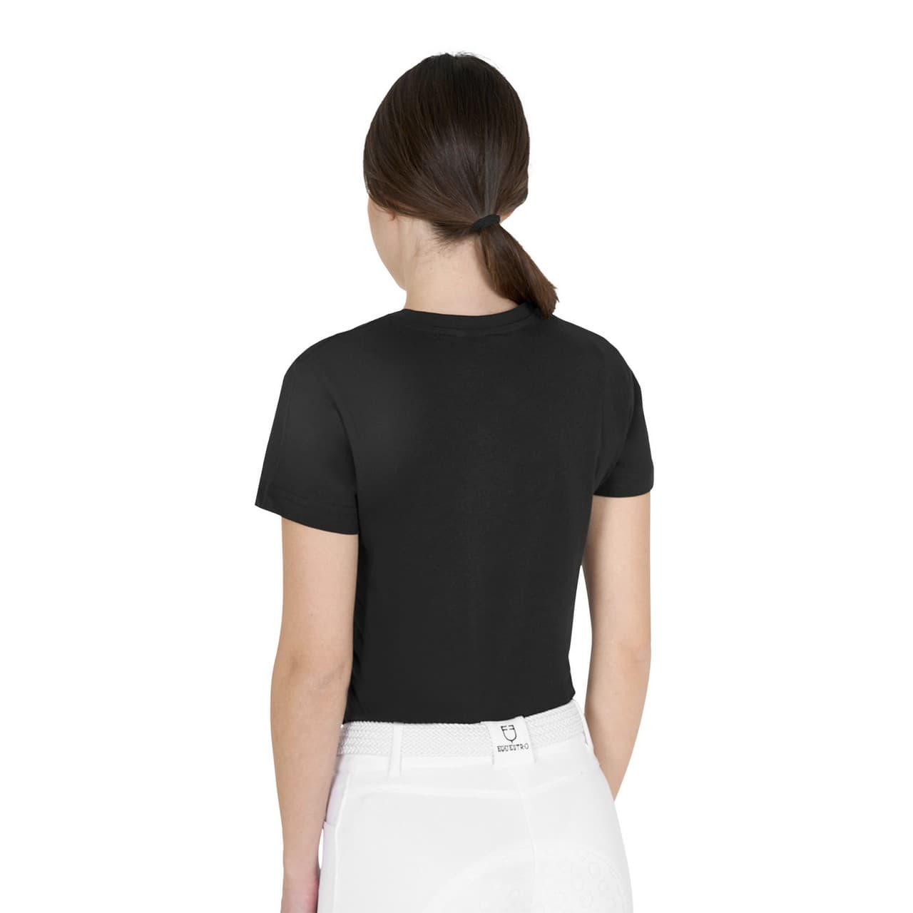 T-shirt da donna in cotone Horse Lover, vista 2