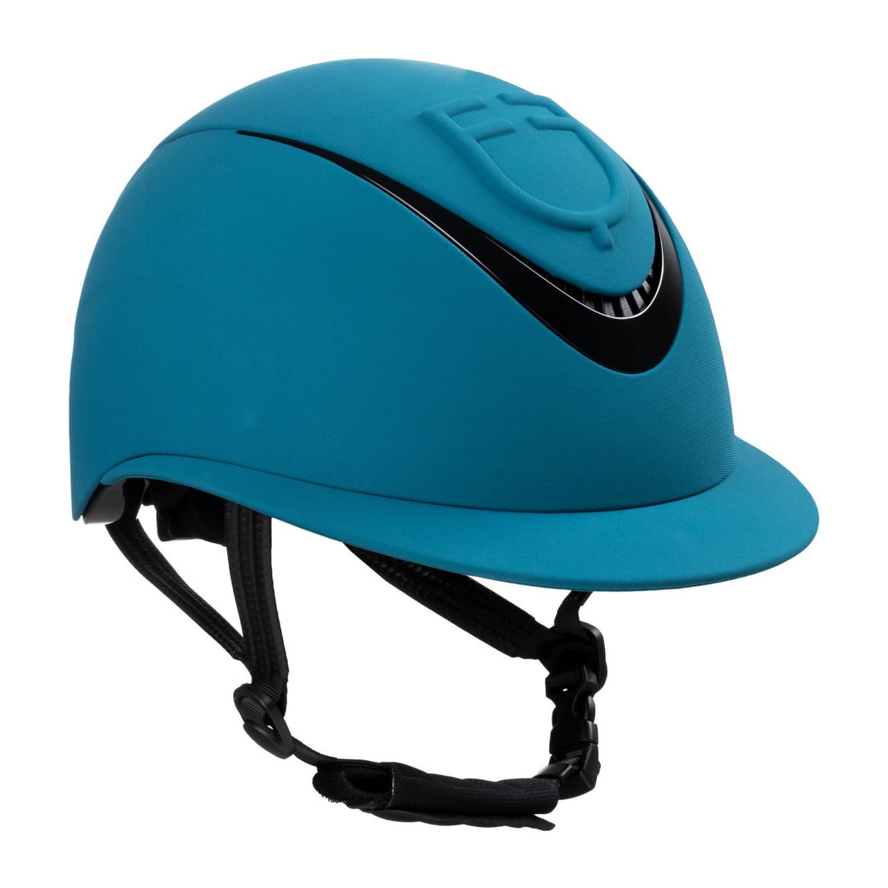 Cap donna con visiera larga e logo embossed omologazione EN 1384-2023, vista 1