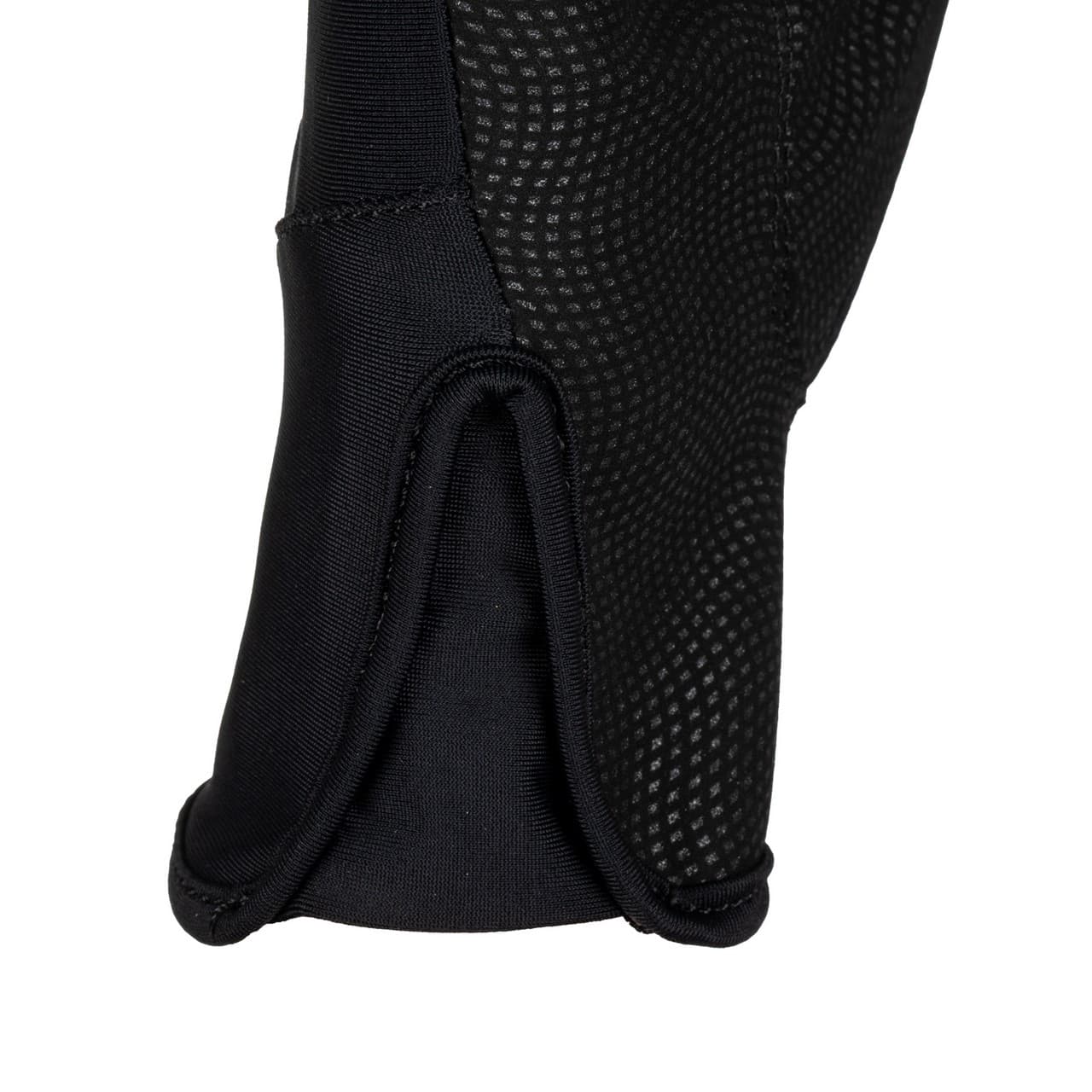 Guanti donna in speciale tessuto in elastan con logo, vista 4