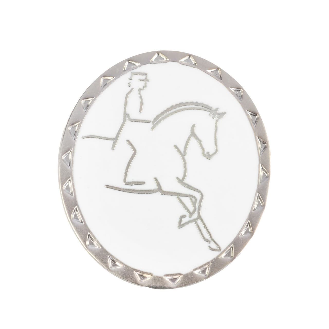 Spilla modello Dressage Rider, vista 1