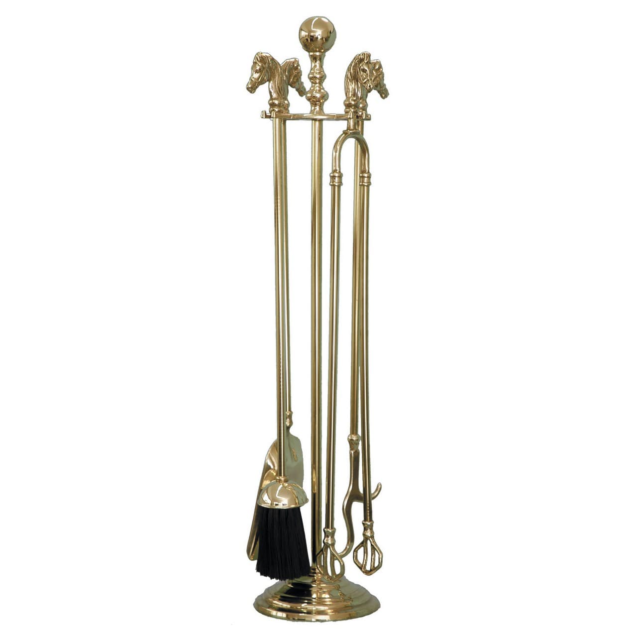 Set accessori camino in ottone, vista 1
