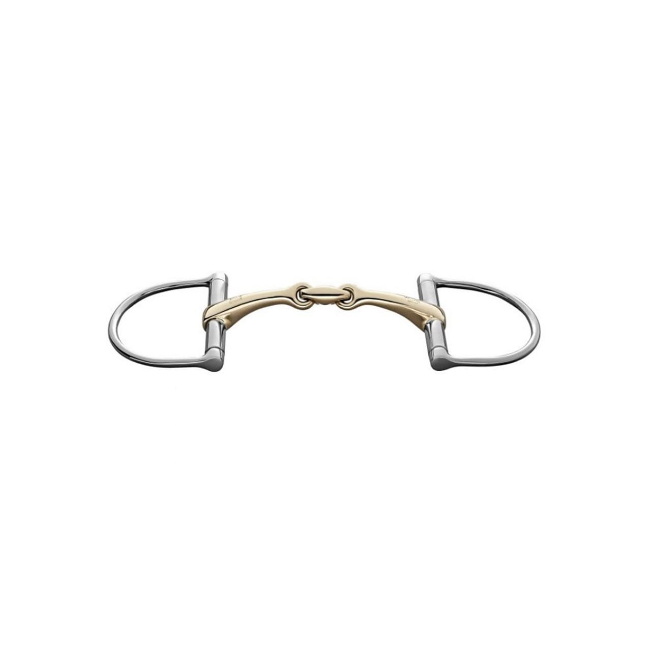 Dynamic RS D-Ring Snaffle 14mm Sensogan, double jointed, vista 1