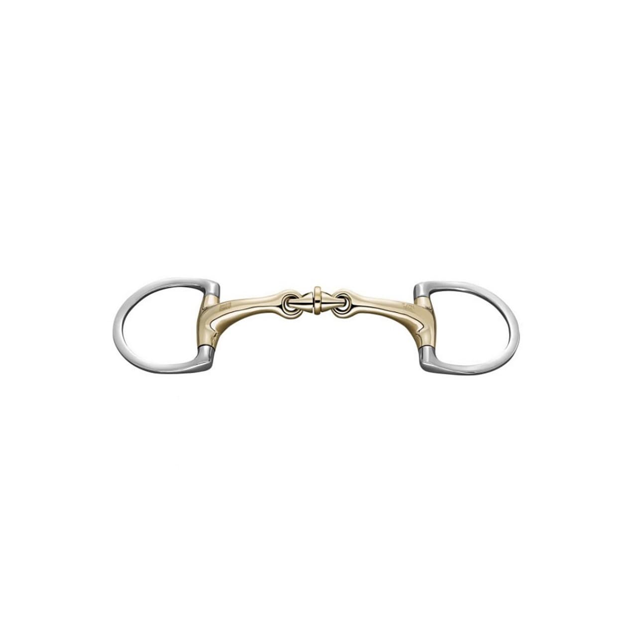 Dynamic RS WH Ultra Snaffle 16mm Sensogan dbl.j. w. 65mm D-shaped rg., vista 1