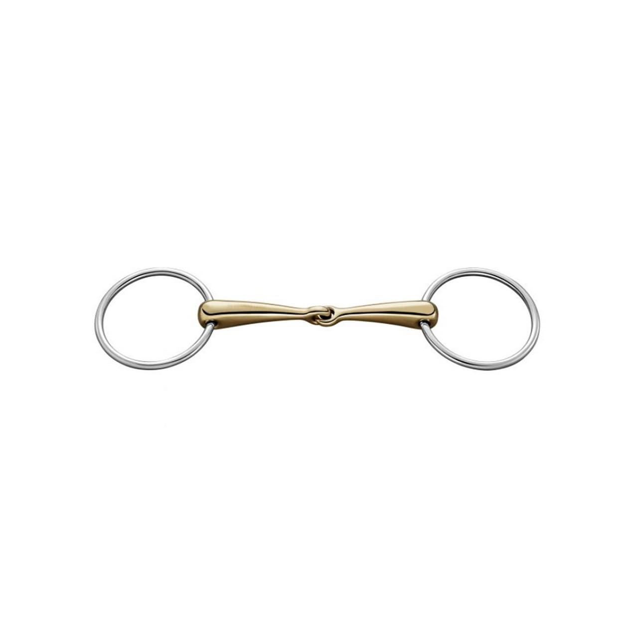 Loose Rg. Snaffle Copper Plus 16mm single j. w. 55mm st.st. rg., vista 1