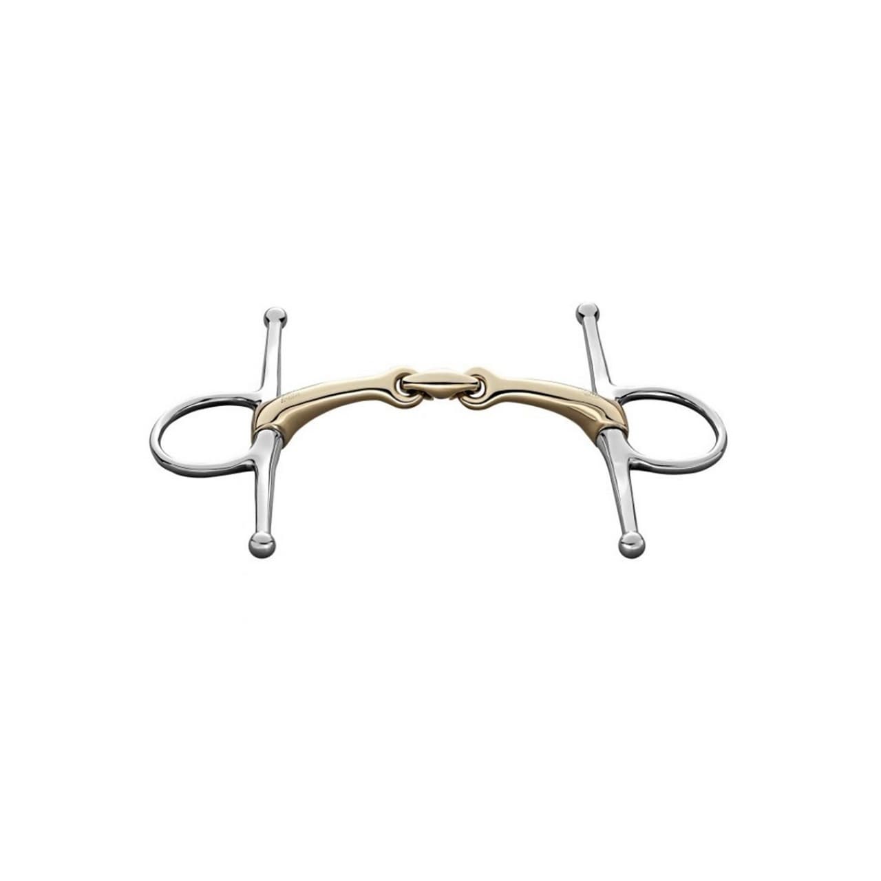 Dynamic RS Full Cheek Snaffle 16mm Sensogan, double jointed, vista 1