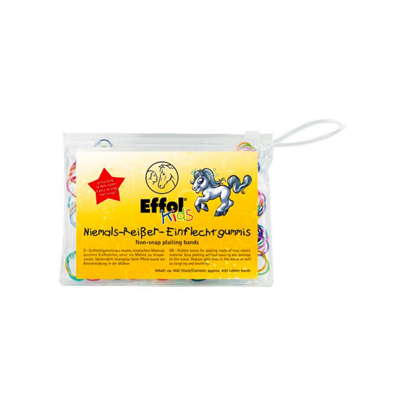 Elastici per criniera multicolor Effol (400 pz), vista 1