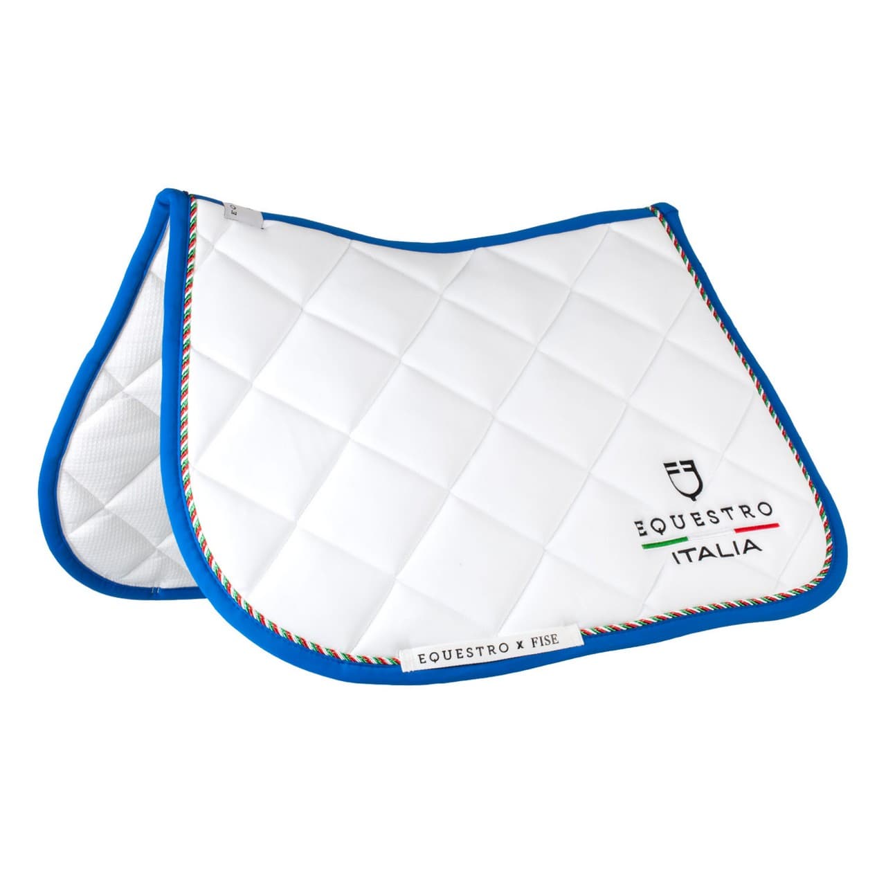 Sottosella salto piping tricolore Equestro X FISE, vista 1